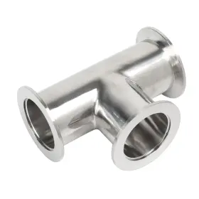 FTK011K50411S1 QIIMII Vacuum Fittings Clamp Tee Steel