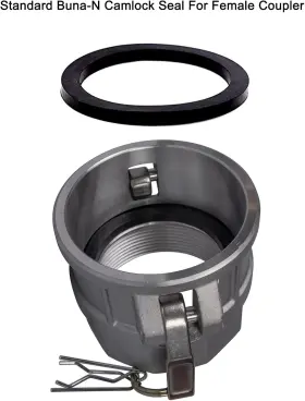 445046013066 QUAFWIA Camlock Fitting Gasket Cam Lock Hose #2