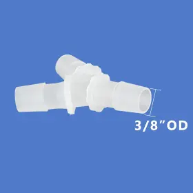 1-0820-Y-BARB-4 QUICKUN Hose Fitting Equal Barbed Joint #3