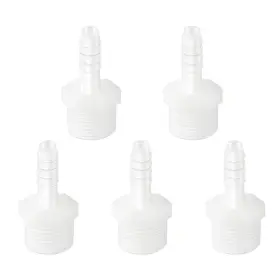 1-1042-5PCS QUICKUN Hose Barb Fitting Male Thread Copper
