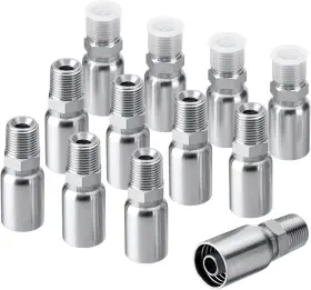 739437512311 RACEWILL Pack Hydraulic Hose Fittings Nptf Male