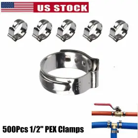 R818997 RACINGCARPARTSHOME Steel Pex Clamp Cinch Rings Crimp