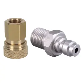 774113183843 RECDEC Disconnect Npt Adapter Set Steel