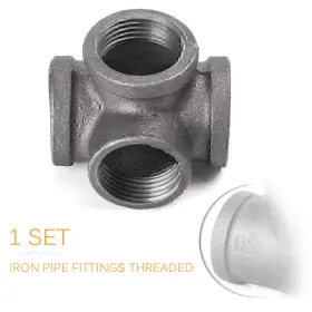 550722976355 RUNA Outlet Tee Iron Pipe Fittings Water Supply #3