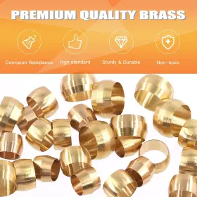445040257268 RUSTARK Compression Fitting Ferrules Kit #3