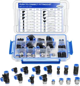 671891998921 SAMMERY Push Connect Air Fittings Tubing Kit