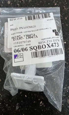 DA97-13047A SAMSUNG Fixer Cover Water Line Pjt