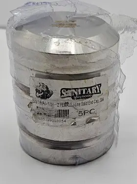 SS16AI-15I SANITARY SOLUTIONS Female Line Solid End Cap