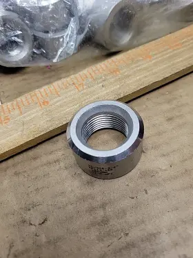 IS6CTHCSP114F Half Coupling Npt Pipe Fitting Weld Cast #2