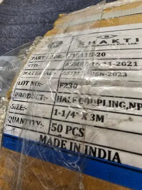 C3511H-20 SHAKTI Box Carbon Steel Half Coupling Npt #3