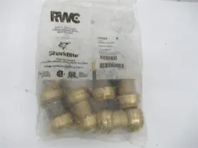 U020LF SHARK BITE Push Connect Straight Coupling Pack