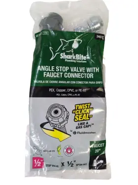 24657Z SHARKBITE Angle Valve Faucet Connector