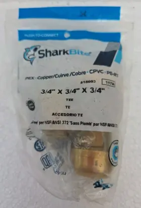 697285501287 SHARKBITE Push Connect Tee