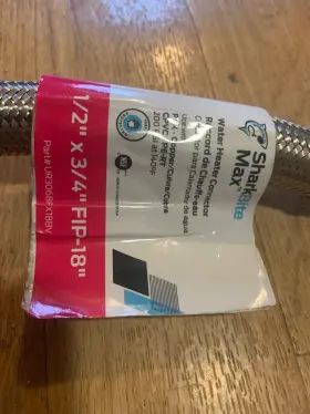 810139930112 SHARKBITE Shark Bite Push Valve Flexible Water