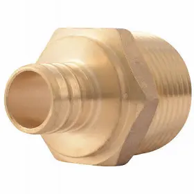 UC120LFCP25 SHARKBITE/CASH ACME Barb Pex Male Adapter Lead