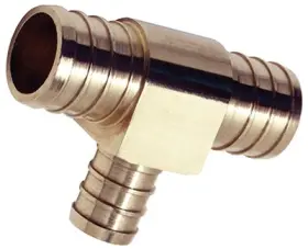 UC412LFA SHARKBITE/CASH ACME Tee Lead Barb
