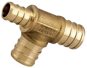 UC444LFA SHARKBITE/CASH ACME Barb Pex Tee Lead