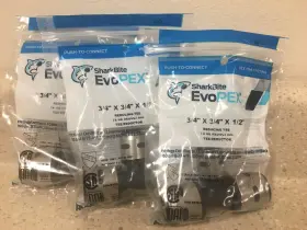 K412A SHARKBITE Evopex Push Reducing Tee