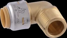 UR280A SHARKBITE MAX Male Iron Push Pipe Elbow