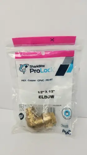 PL0216A SHARKBITE Prolock Pex Copper Cpvc Pe Rt Male Elbow