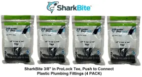PL0813 SHARKBITE Prolock Tee Push Connect Plumbing Fitting