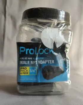 PL1122MJ6 SHARKBITE Pack Prolock Male Npt Adapter Push