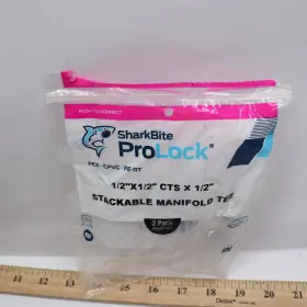 PL1316A2 SHARKBITE Prolock Push Connect Stackable Tee Fitting #2