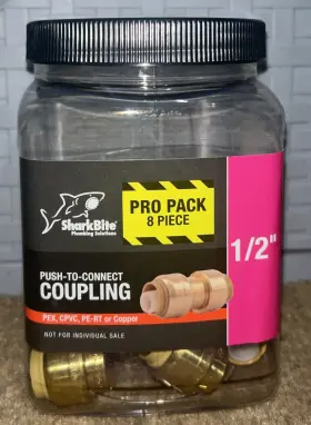 U08LFJ8 SHARKBITE Push Connect Coupling