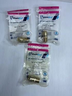 U120LFA SHARKBITE Push Connect Adapter Plumbing Fitting Mnpt