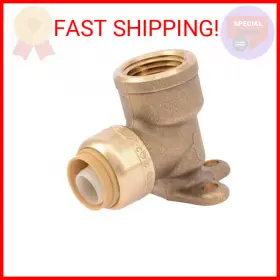 U334LFA SHARKBITE Ear Elbow Fnpt Push Connect Plumbi