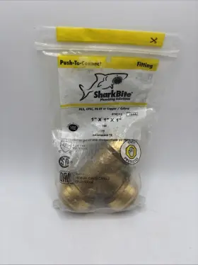 U374LFZ SHARKBITE Push Connect Tee Plumbing Fitting Lead