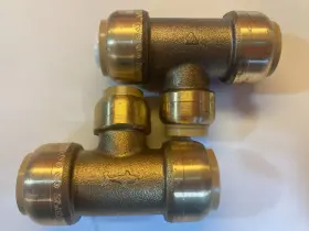 U412LF SHARKBITE Push Connect Reducing Tees