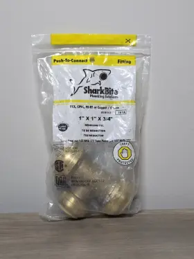 U416LFZ SHARKBITE Push Connect Reducing Tee Fitting