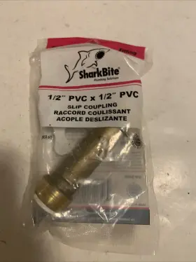 UIP3008 SHARKBITE Push Slip Coupling Pvc