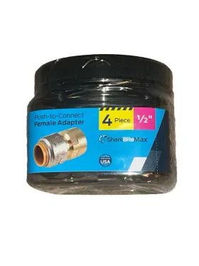 UR072J4 SHARKBITE Shark Bite Female Adapter Fitting Pro Pack