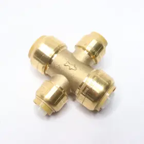 UR380A SHARKBITE Push Connect Cross Tee Fitting #3