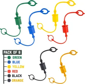 744110379785 SIGNITE Set Tractor Hydraulic Hose Plugs Male #2