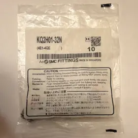 KQ2H01-32N SMC Push Connect Straight Fittings Female Male