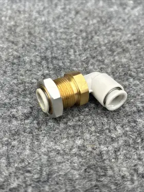 KQ2LE08-00A SMC Bulkhead Union Elbow Deg Tube #2