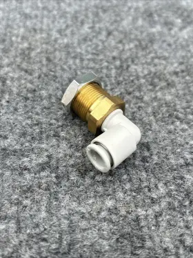KQ2LE08-00A SMC Bulkhead Union Elbow Deg Tube #3