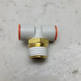 KQ2T13-35AS SMC Male Branch Tee Push Connect Npt #3