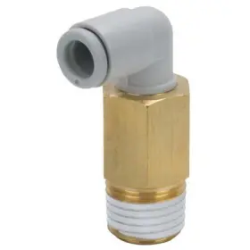 KQ2W16-04AS SMC Push Elbow Fitting Connect Mbspt Tube Od
