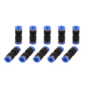 Sns Spu-1/4 Push To Connect Straight 1/4 Inch Tube Od Plastic Union Pipe Brass