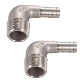 3-8HOSE SNUTUYA Hose Barb Male Npt Elbow Steel