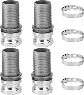 445010457476 SPARKWHIZ Cam Lock Groove Hose Fitting Male