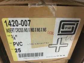 420-007 SPEARS Barbed Ends Pvc Adapter Sch