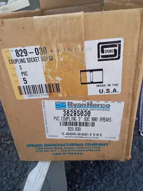 829-030SPEARS SPEARS Box Coupling Standard Nominal Sch Xh