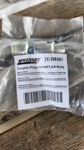 30E661 SPEEDAIRE Coupler Plugs Mnpt Body