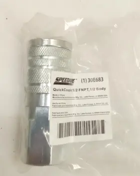 30E683 SPEEDAIRE Connect Socket Hose Coupling Fnpt Steel