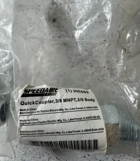 30E689 SPEEDAIRE Connect Hose Coupling Mnpt Body #3